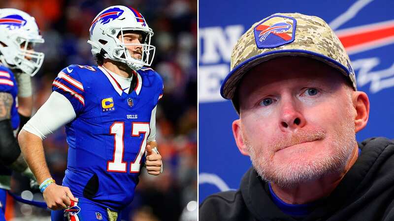 Buffalo Bills head coach Sean McDermott was not happy with the errors that led to his team losing to the Denver Broncos (Image: AP)