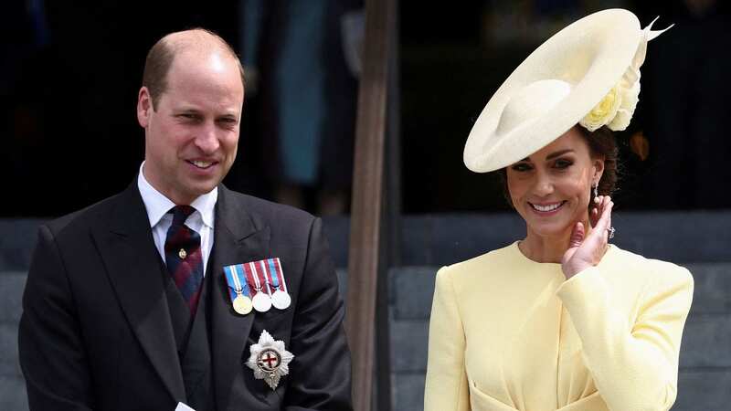 William and Kate put on a united front at the service (Image: POOL/AFP via Getty Images)