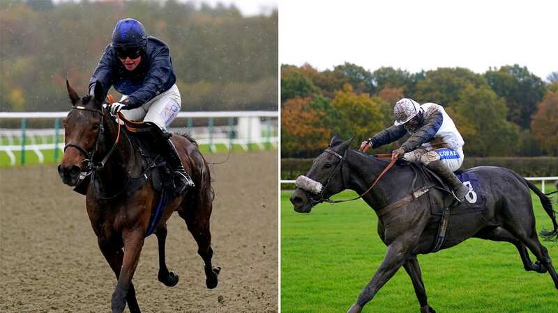 Ask Her Out ridden by jockey Tabitha Worsley (left) won at a massive 150/1 at Lingfield (Image: PA)