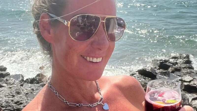 Nichola Stafford jetted out to Lanzarote for some winter sun (Image: Kennedy News and Media)