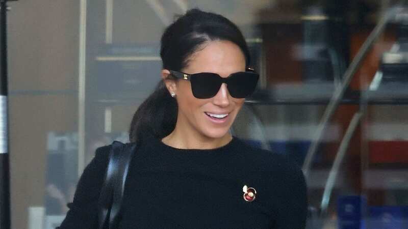 Meghan Markle wore a designer outfit (Image: BACKGRID)