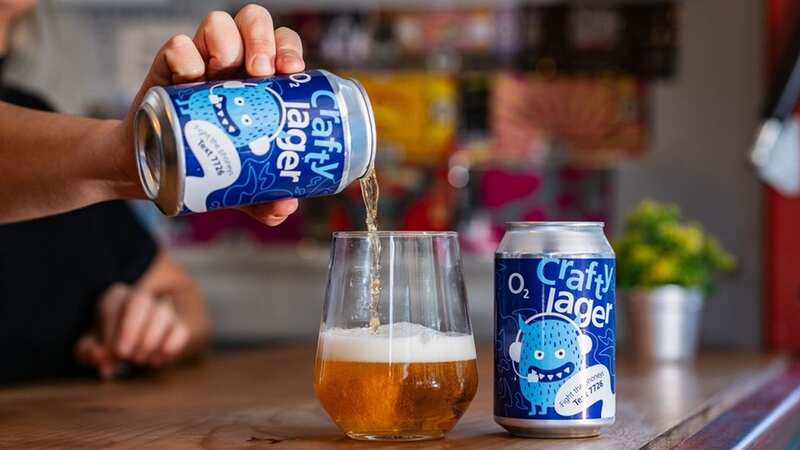 The telecoms company has created a new beer called "Crafty Lager 7726"