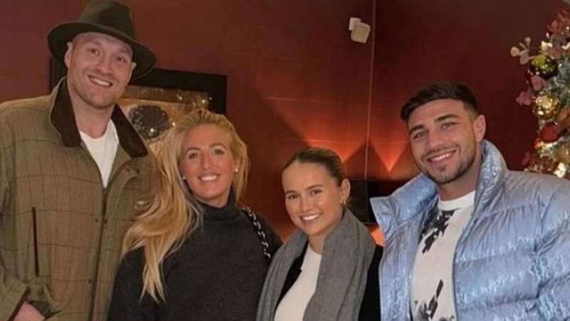 Molly-Mae and Tommy reunite with Paris and Tyson Fury in sweet family snap