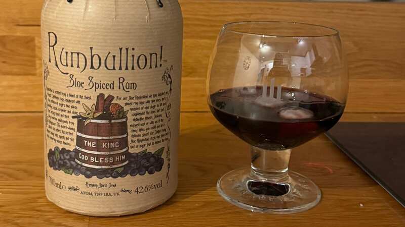Rumbullion sloe rum is an absolute delight when drank straight (Image: Daily Mirror)