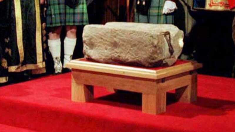 The Stone of Destiny at the Great Hall in Edinburgh Castle (Image: PA)