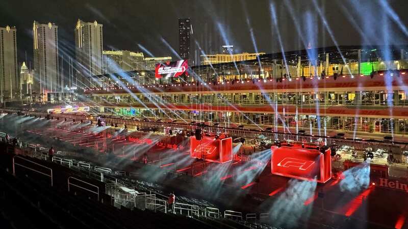 The opening ceremony for the F1 Las Vegas Grand Prix (Image: mpi34/MediaPunch/IPx)