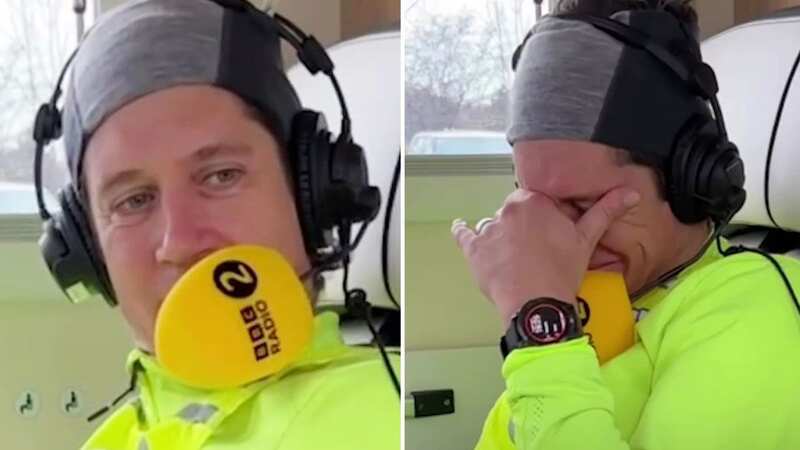 Vernon Kay in tears over letter from isolated listener during marathon challenge
