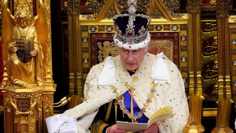 King Charles read out the proposed legislation which had been written by the Government (Image: Getty Images)