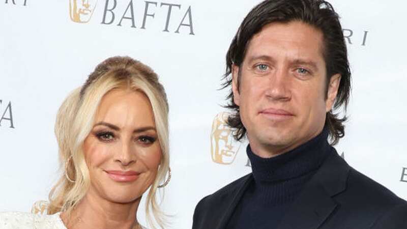 Tess Daly has showed her support to husband Vernon Kay