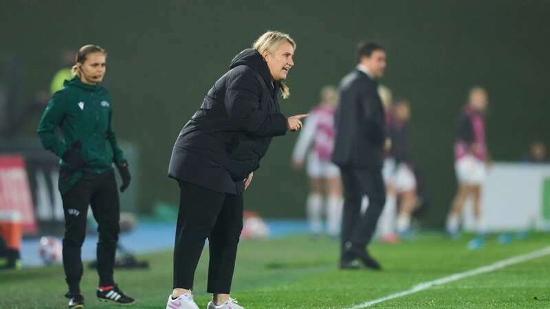 Emma Hayes, Manager of Chelsea, during the UEFA Women