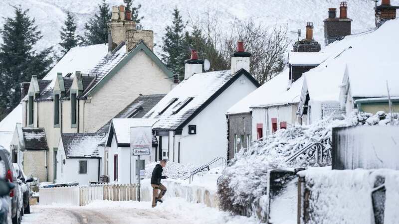 It is likely it will snow across higher ground in the northern half of the UK next weekend (Image: PA)