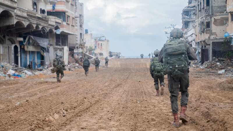 Israeli troops during a military operation in the northern Gaza Strip (Image: Israeli Army/AFP via Getty Image)