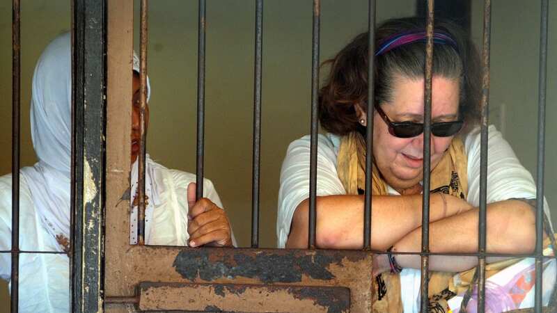 Lindsay Sandiford, in a cell after her trial at a court in Denpasar, is facing the death penalty (Image: AFP/Getty Images)