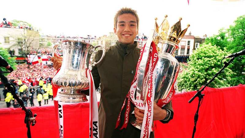 Junichi Inamoto still enjoyed success at Arsenal despite his limited contributions (Image: Getty Images)
