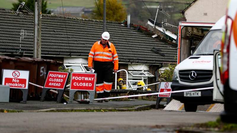 A resident was taken to hospital after the explosion, and died yesterday (Image: William Lailey / SWNS)