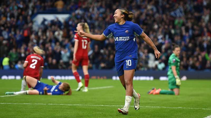 Lauren James scored a hat-trick as Chelsea got past Liverpool at Stamford Bridge
