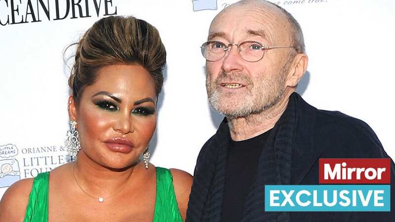 Orianne Cevey and Phil Collins (Image: Getty Images)