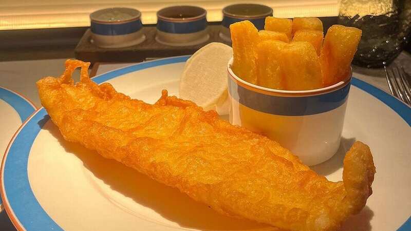 The high priced fish and chips dish (Image: Jam Press)