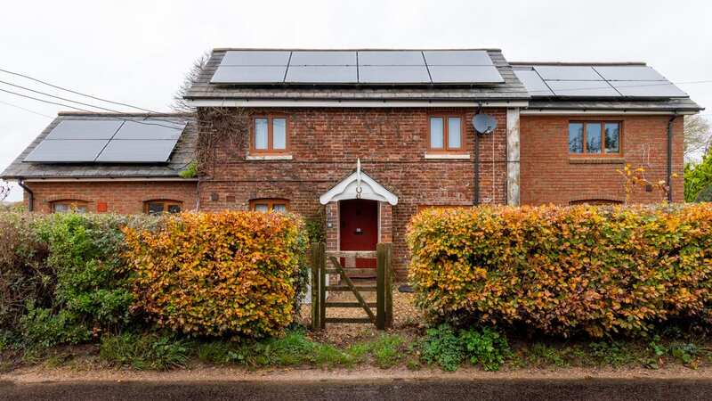 Ian Kendall sub-divided his property into two more homes (Image: BNPS)