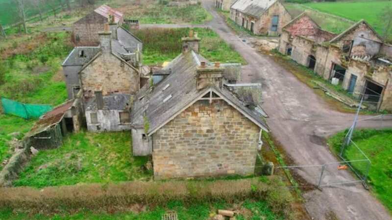 The homes in the eerie footage (Image: Simply Scotland Photography WS)