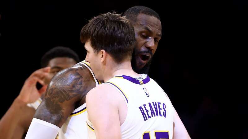 LeBron James scored 37 points for the Los Angeles Lakers in the win over the Houston Rockets (Image: Katelyn Mulcahy/Getty Images)