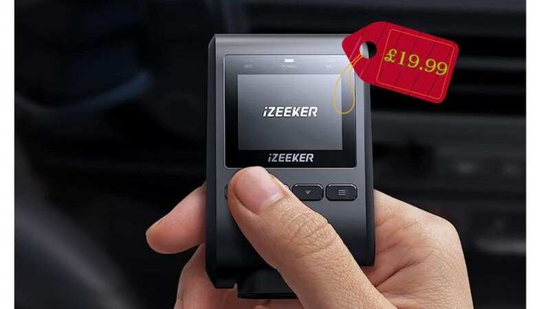 The iZeeker Dash Cam is discounted from £49.99