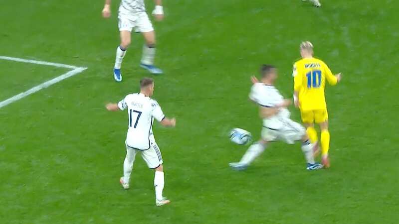 Ukraine were left fuming that they were denied a stoppage time penalty (Image: ViaPlay)