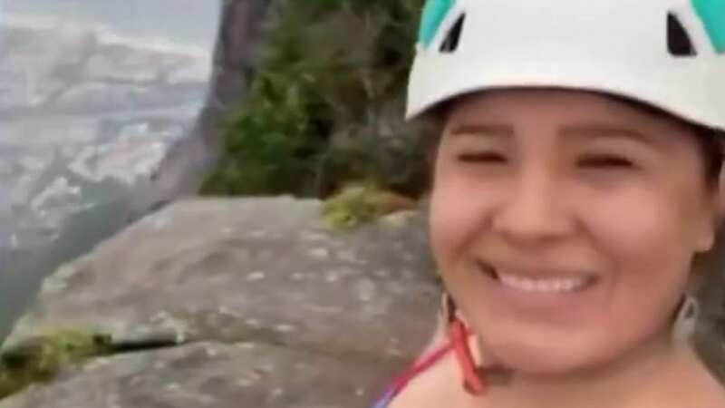 Horror moment hiker films selfie video as lightning strike kills mountain guide