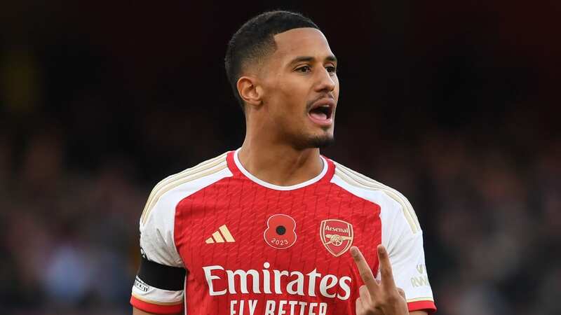 William Saliba is battling for a starting place with France (Image: David Price/Arsenal FC via Getty Images)