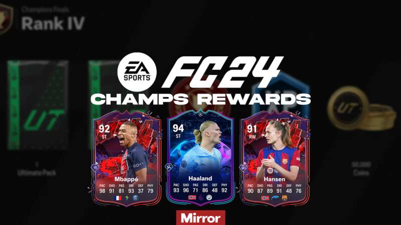 Updated EA FC 24 Champions Finals rewards now offer a guaranteed promo player pack (Image: EA SPORTS)