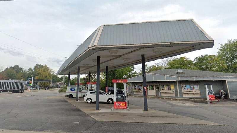 GoLo petrol station in New Buffalo, Michigan, where a ticket was accidentally printed with 10 lines for one draw (Image: Google Maps)