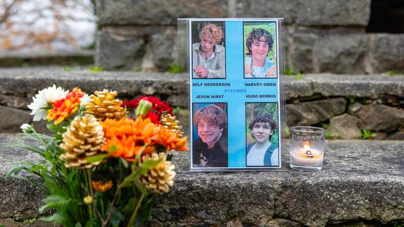 Four teens died after their vehicle left the road near the village of Garreg in Snowdonia (Image: Rowan Griffiths / Daily Mirror)