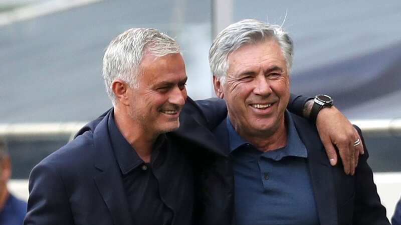 Carlo Ancelotti will leave Real Madrid and Jose Mourinho has been linked with a return (Image: Tottenham Hotspur FC via Getty Images)