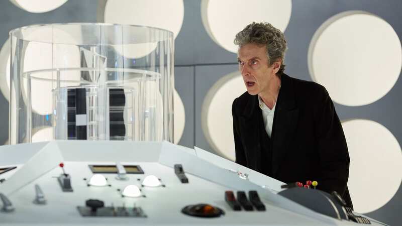 Capaldi at TARDIS console (Image: BBC)