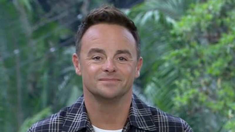 Ant McPartlin wore a stylish striped zip-up jacket, which featured a chequered design (Image: ITV)