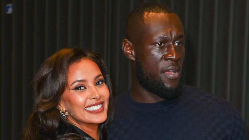 Maya Jama and Stormzy cosied up on the red carpet (Image: Mike Marsland/WireImage)
