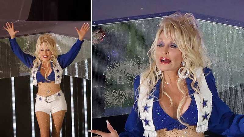 Dolly Parton wowed at the Dallas Cowboys game