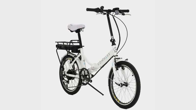 The Compass Comp Electric Folding Bike can cover 40 miles on a single charge