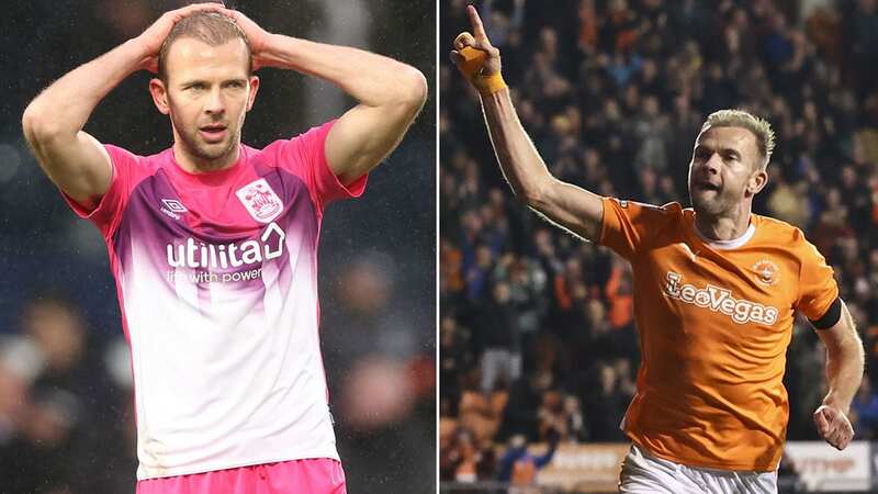 Jordan Rhodes has scored 10 goals in 14 appearances since joining Blackpool on loan in August (Image: Getty Images)