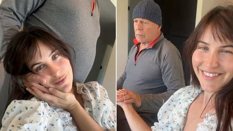 Bruce Willis keeps tight hold of daughter