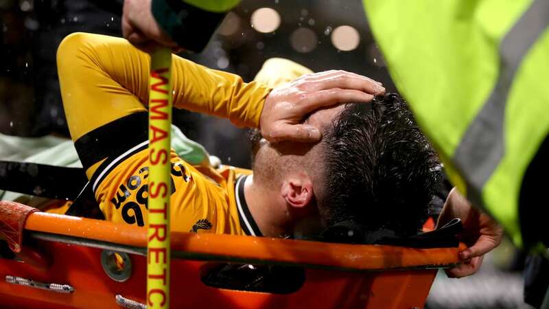 Pedro Neto suffered a hamstring injury in Wolves