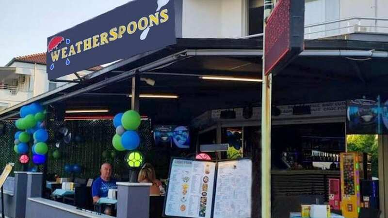 The Weatherspoons pub in Marmaris, Turkey, is a tempting sight for Brits (Image: Jam Press)
