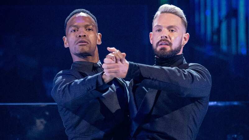 Johannes Radebe and John Whaite formed an intense bond on Strictly Come Dancing (Image: BBC)