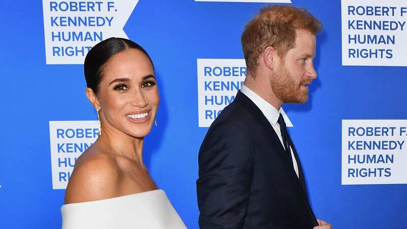 Prince Harry and Meghan Markle spend most of their time in the US, working on several projects royal writer Omid Scobie hints at (Image: AFP via Getty Images)