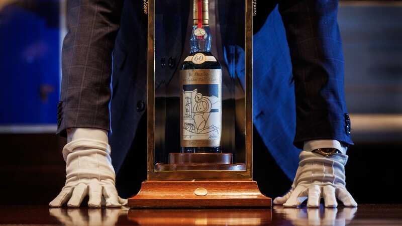 The bottle was forecast to sell for £750,000 at auction - but its sale price left auctioneers absolutely stunned (Image: mediadrumimages/Sotherby’s)