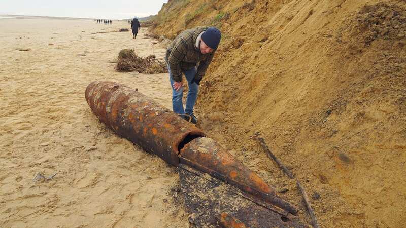 An unexploded bomb was found on a beach in East Suffolk (Image: Stephen Huntley/HVC)