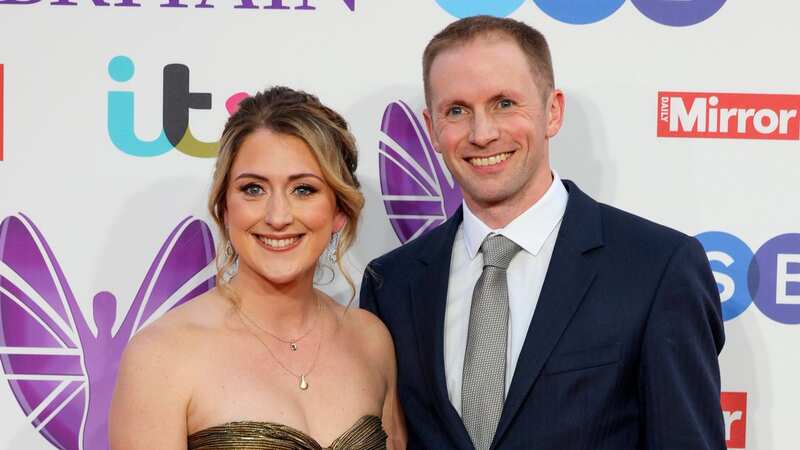 Dame Laura Kenny (L) welcomed her second son with husband Sir Jason Kenny (R) in July (Image: Daily Mirror)