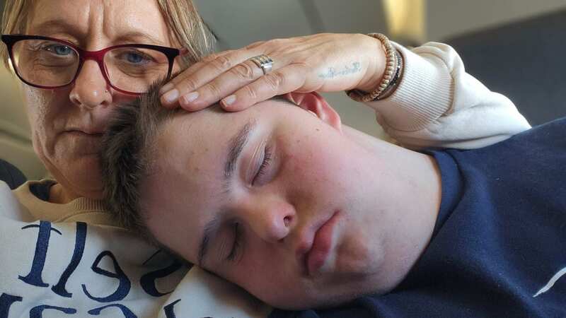 Sharon and Reuben Wilson have been waiting for a new home for several months (Image: Sharon Wilson / SWNS)