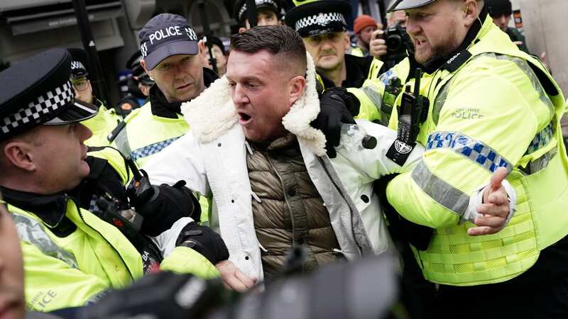 Tommy Robinson has been charged with failing to comply with an order (Image: PA)