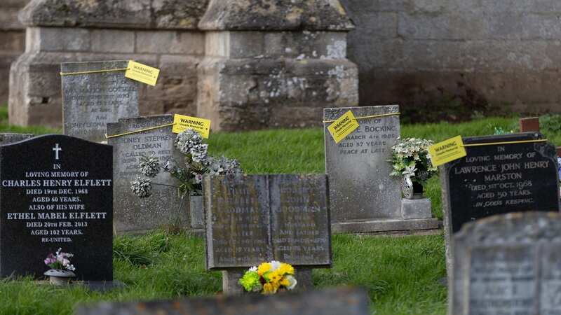 The graveyard in St Clement